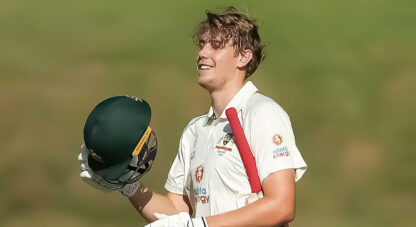 Cameron Green smashed his second century in Test in a match against New Zealand on Day 1 at the Wellington Stadium.